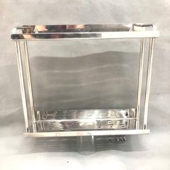 Kệ Gia Vị Tấm Treo 2 Tầng, Inox 304 Hiệu Obiste - KV 02(Mới )