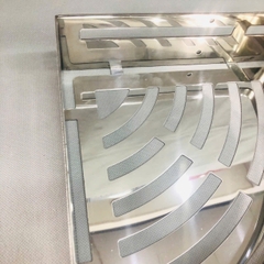 Kệ góc tấm 1 tầng inox 304 mới (25x25)
