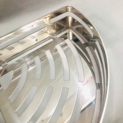 Kệ góc tấm 1 tầng inox 304 mới (25x25)