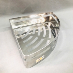 Kệ góc tấm 1 tầng inox 304 mới (25x25)