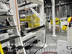Máy cán màng PET khổ 800mm Thu cuộn 3