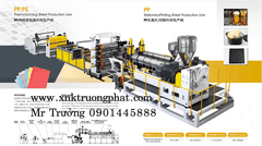 Máy cán màng PP PS Sản lượng cao