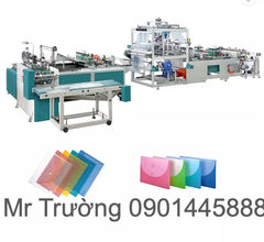 Máy làm Túi khuy bấm/ file clear bag / file đựng tài liệu/ bìa hồ sơ/ túi clear