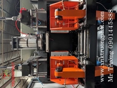Máy thổi nhựa HDPE PP trục 80 full thuỷ lực