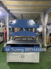 Máy dập khay nhựa định hình 160T 2 bàn làm việc