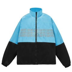 TRIO NEW LOGO JACKET/Cyan&Black