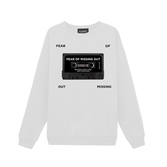 CASSETTE SWEATER/WHITE