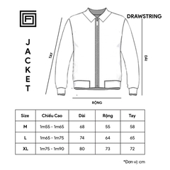 DRAWSTRING JACKET/Cadet Blue