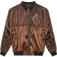 FOAM BOMBER JACKET/Brown