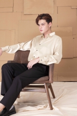 SILKY SHIRT/Beige