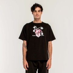 ROSEN HEART T-SHIRT/BLACK