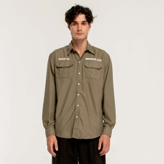 ESSENTIAL SHIRT/Moss Green