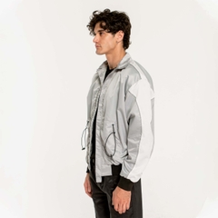 DRAWSTRING JACKET/Cadet Blue