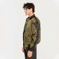 DRAWSTRING JACKET/Moss Green