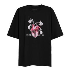 ROSEN HEART T-SHIRT/BLACK