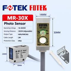 Cảm biến quang FOTEK MR-30X | Khoảng cách phát hiện 30cm, NPN/PNP