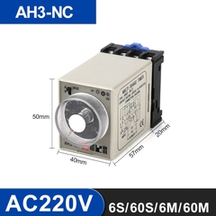 Rơ le thời gian đa năng AH3-NA/AH3-NB/AH3-NC AC 220V