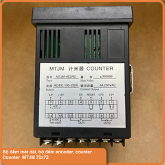 Bộ đếm kỹ thuật số MTJM-6E2RD | Counter hiển thị LED 6 số – Nguồn 100–250V AC/DC