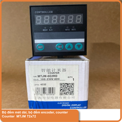 Bộ đếm kỹ thuật số MTJM-6E2RD | Counter hiển thị LED 6 số – Nguồn 100–250V AC/DC