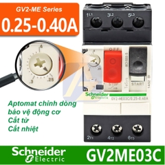 Aptomat bảo vệ động cơ Schneider GV2ME Series