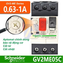 Aptomat bảo vệ động cơ Schneider GV2ME Series