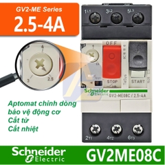 Aptomat bảo vệ động cơ Schneider GV2ME Series