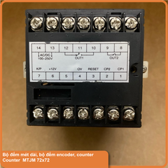Bộ đếm kỹ thuật số MTJM-6E2RD | Counter hiển thị LED 6 số – Nguồn 100–250V AC/DC