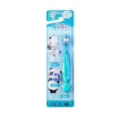 Set bàn chải silicon Lki Panda Hàn Quốc