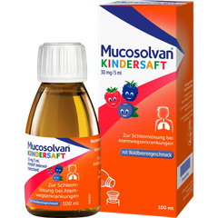 Siro trị ho, long đờm Mucosolvan Đức (0 tháng+)
