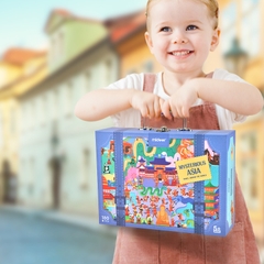 Bộ vali ghép hình châu lục Mideer (5 tuổi+)