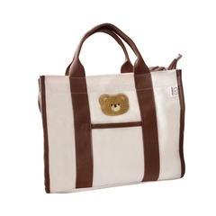 Túi bỉm sữa thêu Gấu