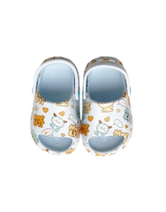 Dép bánh mì có quai in họa tiết