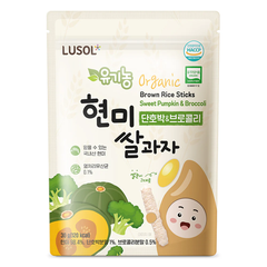 Bánh gạo lứt hữu cơ Lusol hình que 30g