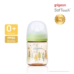 Bình sữa Pigeon PPSU in họa tiết
