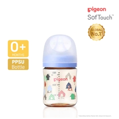 Bình sữa Pigeon PPSU in họa tiết