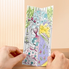 Bộ tranh tô màu nước kèm bút lông Mideer (20 tờ)