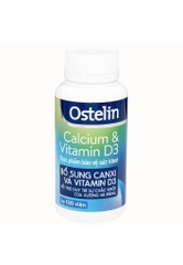 Viên uống bổ sung Canxi & D3 Ostelin Úc 130 viên