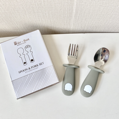 Set thìa dĩa gấu Bar-Rot kèm hộp đựng