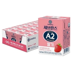 Thùng 24h sữa tươi đạm A2 yonsei vị dâu 125ml