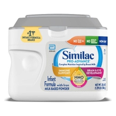 Sữa bột Similac Pro - Advance Non HMO - GMO cho bé từ 0 - 12 tháng 964g (Hộp nhựa)