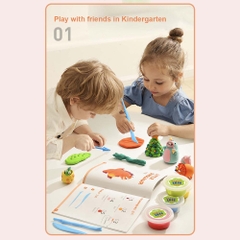 Đất nặn không dính Mideer Borax Free Clay (3 tuổi+)