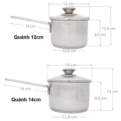 Quánh inox chống dính cao cấp Five Star