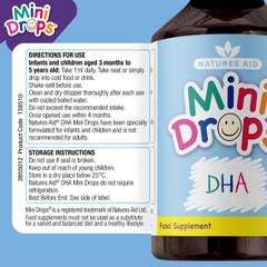 Natures Aid Mini Drops DHA 50ml