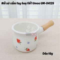 Nồi sứ cầm tay họa tiết Umoo UM-04129