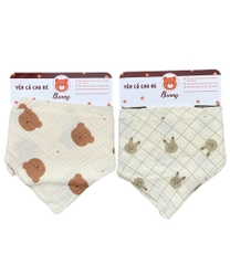 Set 2 yếm xô tam giác Bunny
