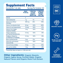 Vitamin tổng hợp + sắt Mommy's Bliss 30ml Mỹ (2 tháng+)