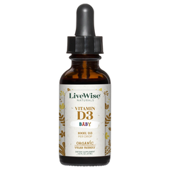 Vitamil D3 hữu cơ Livewise Mỹ dạng nhỏ giọt (0 tháng+)