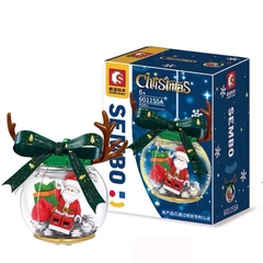 Bộ ghép hình ông già noel Sembo 601155a 75pcs