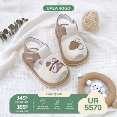 Dép tập đi hình máy bay nâu Uala rogo