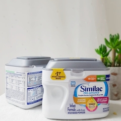 Sữa bột Similac Pro - Advance Non HMO - GMO cho bé từ 0 - 12 tháng 964g (Hộp nhựa)